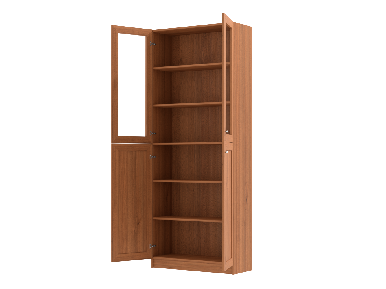 Книжный шкаф Билли 334 walnut guarneri ИКЕА (IKEA) изображение товара