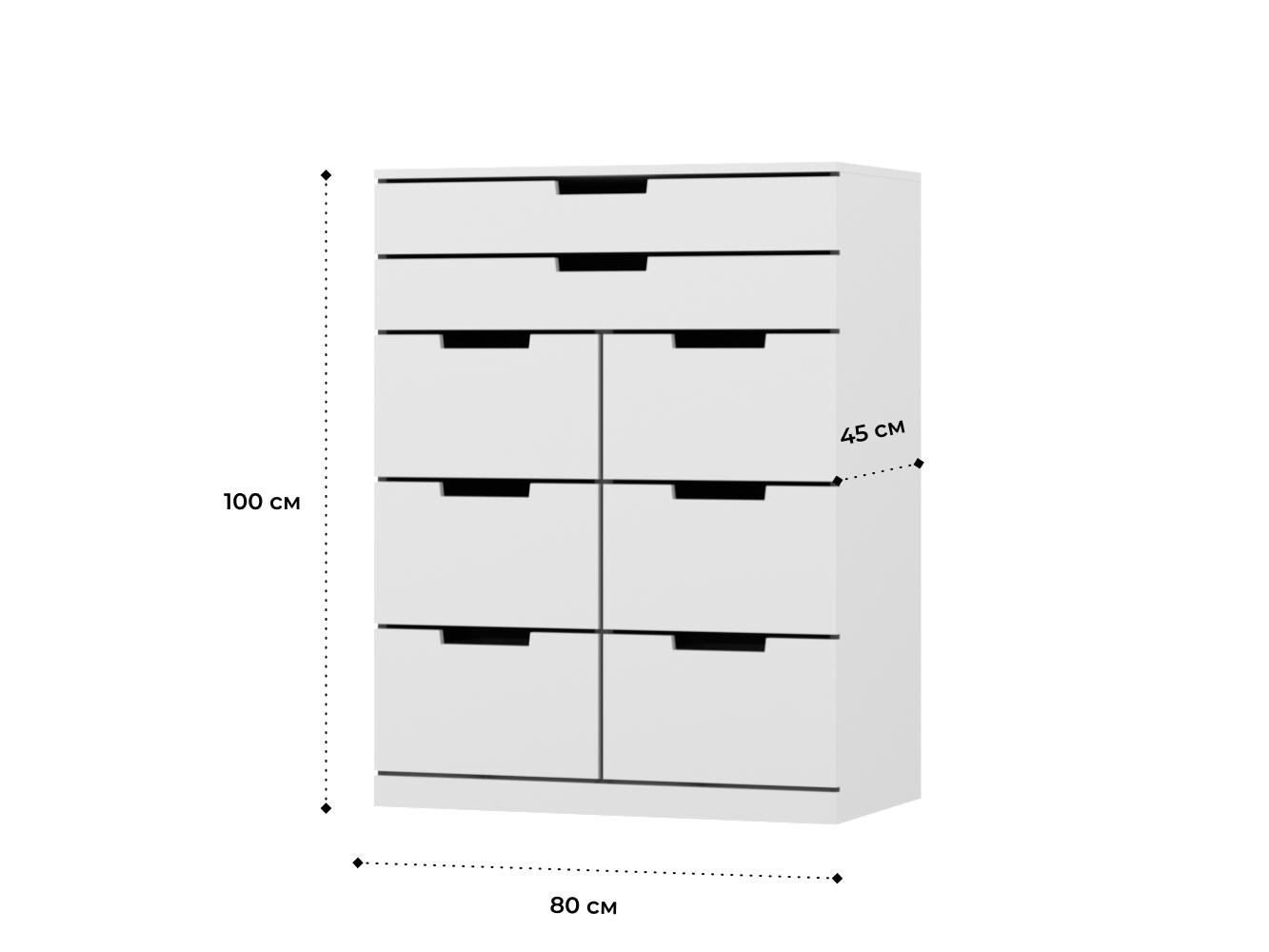 Комод Нордли 31 white ИКЕА (IKEA) изображение товара