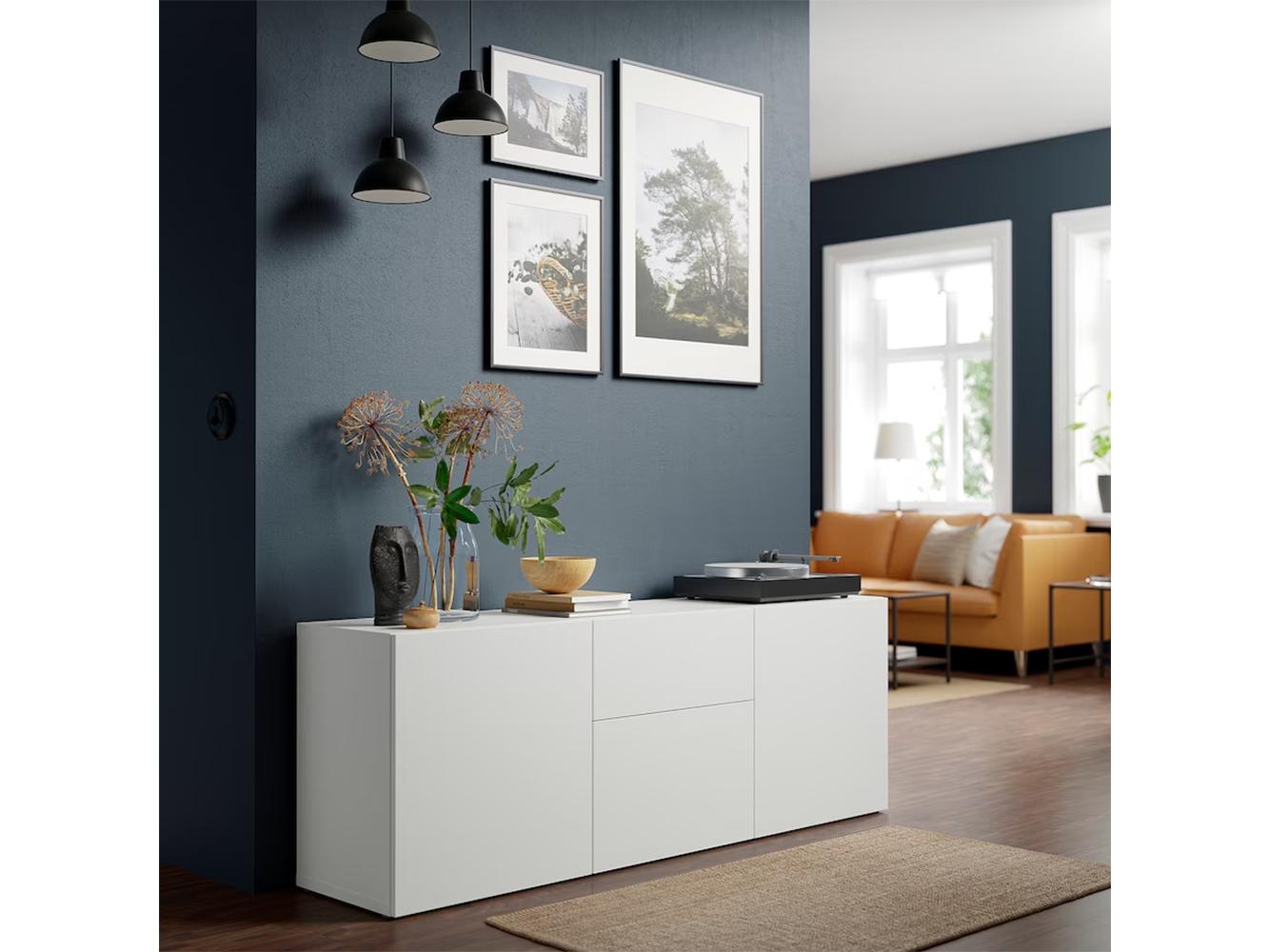 Комод Беста 117 white ИКЕА (IKEA)  изображение товара