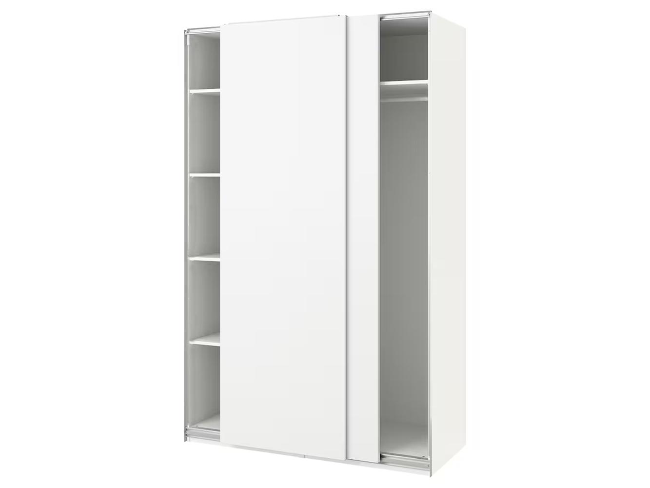 Шкаф купе Пакс Хасвик 15 white ИКЕА (IKEA) изображение товара