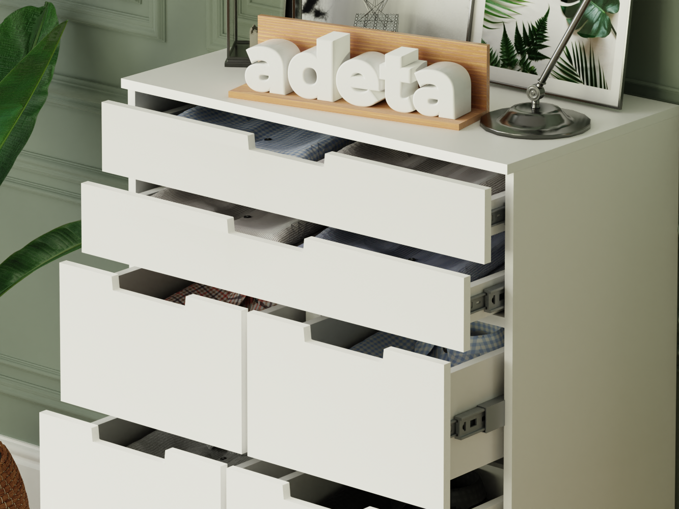 Комод Нордли 31 white ИКЕА (IKEA) изображение товара