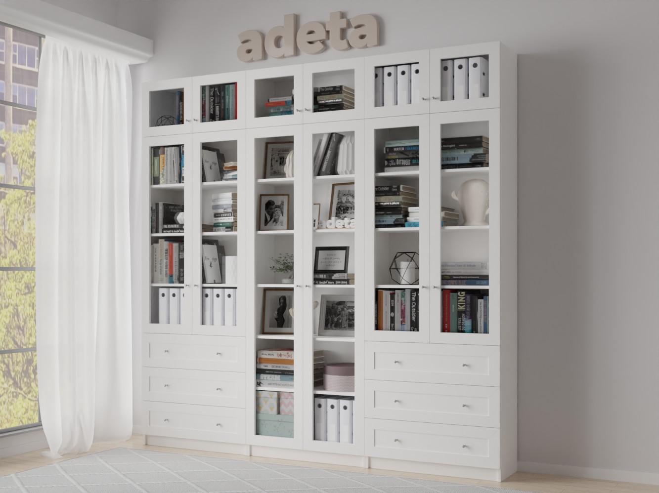 Книжный шкаф Билли 370 white ИКЕА (IKEA) изображение товара